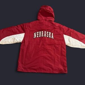 Vintage Nebraska Cornhuskers Crable Sportswear Puffer Jacket nwt